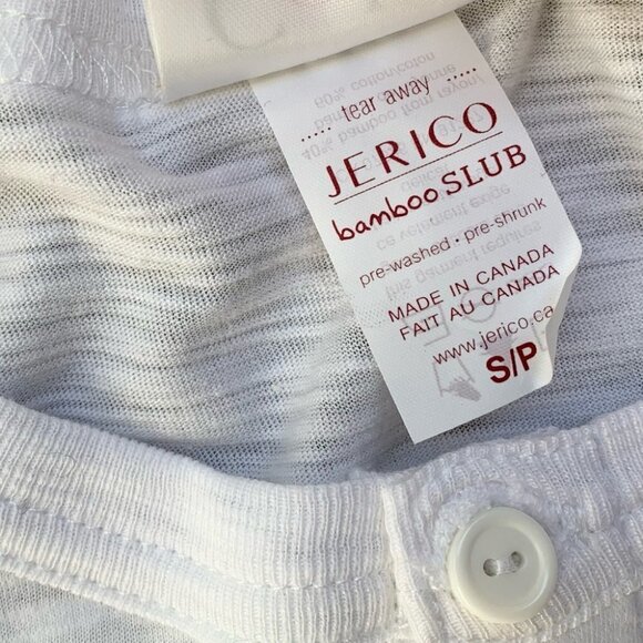 Mens Coho Apparel Logo Artisan Melange Henley Long Sleeve Shirt White Size Small - Picture 10 of 15